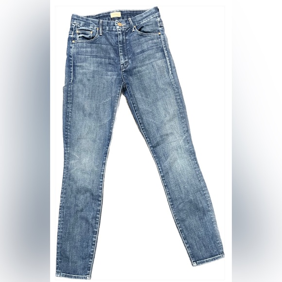 MOTHER Denim - MOTHER High Waisted Looker Ankle in Double Shot Espresso, Size 26